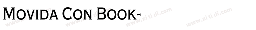 Movida Con Book字体转换